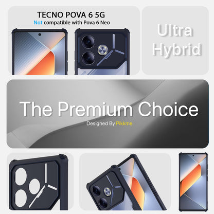 Pikkme blue Clear mobile cover for Tecno Pova 6 – photo 3
