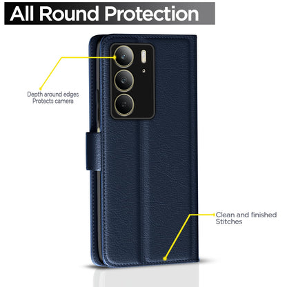 Blue flip cover for Realme C75 – Pikkme – photo 4