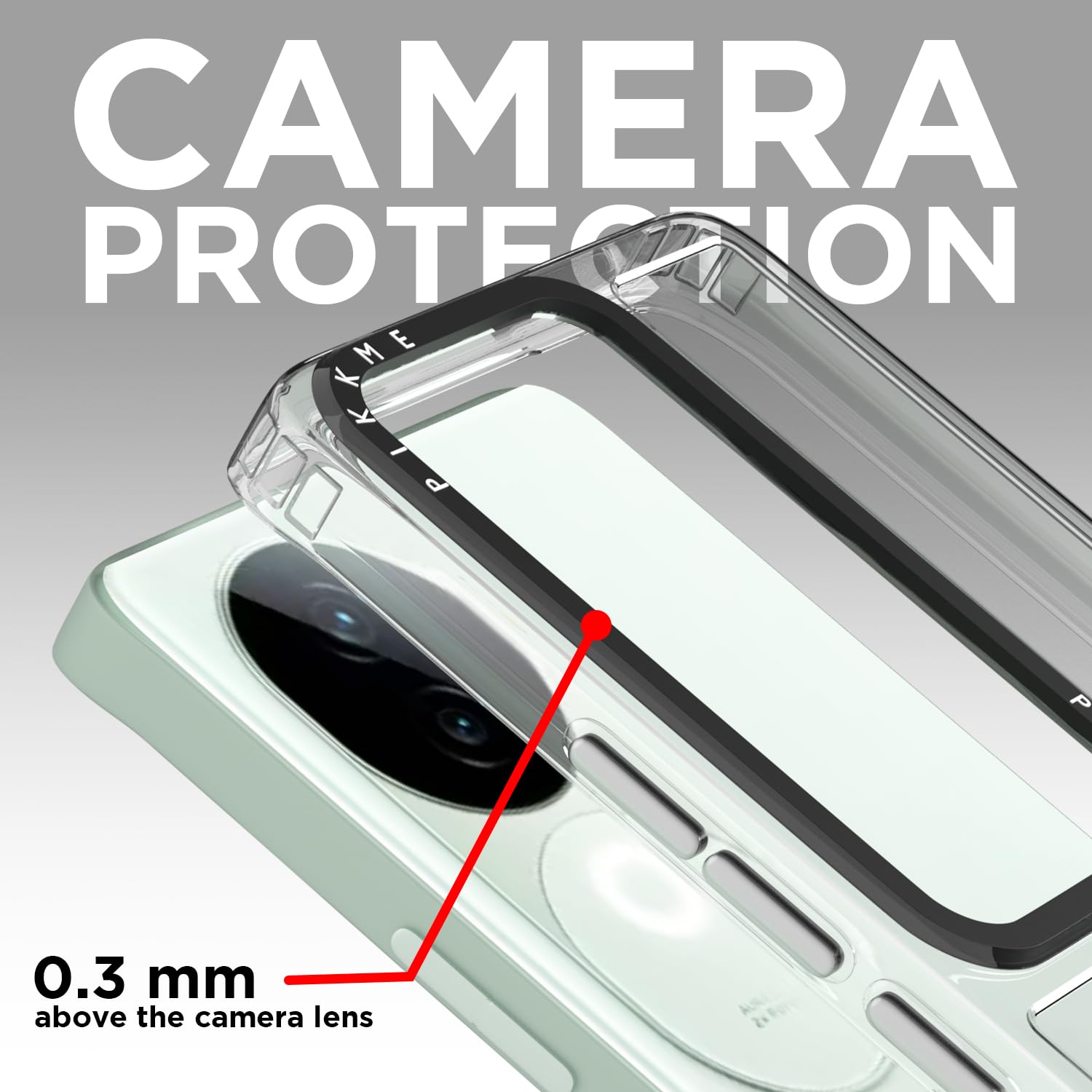Pikkme transparent mobile back cover for iQOO Z9s 5G – photo 3