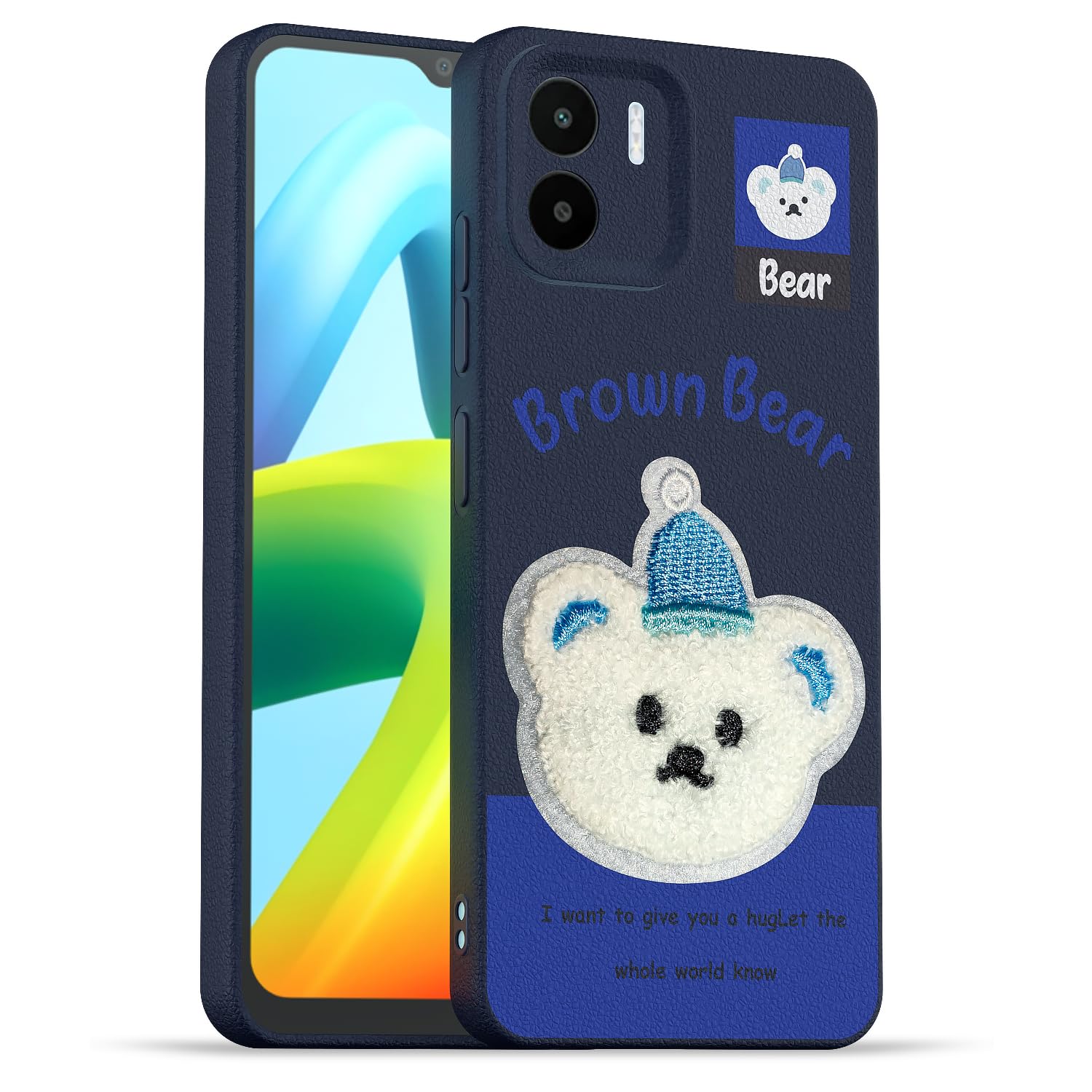 Pikkme blue mobile cover for Redmi A1/A2