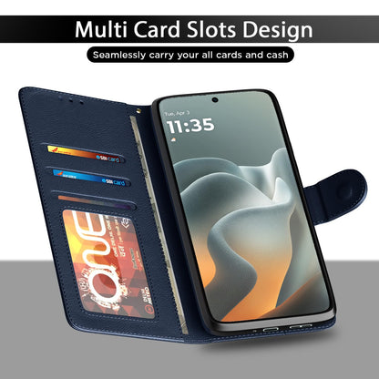 Pikkme Moto Edge 70 Fusion 5G blue flip case – photo 5