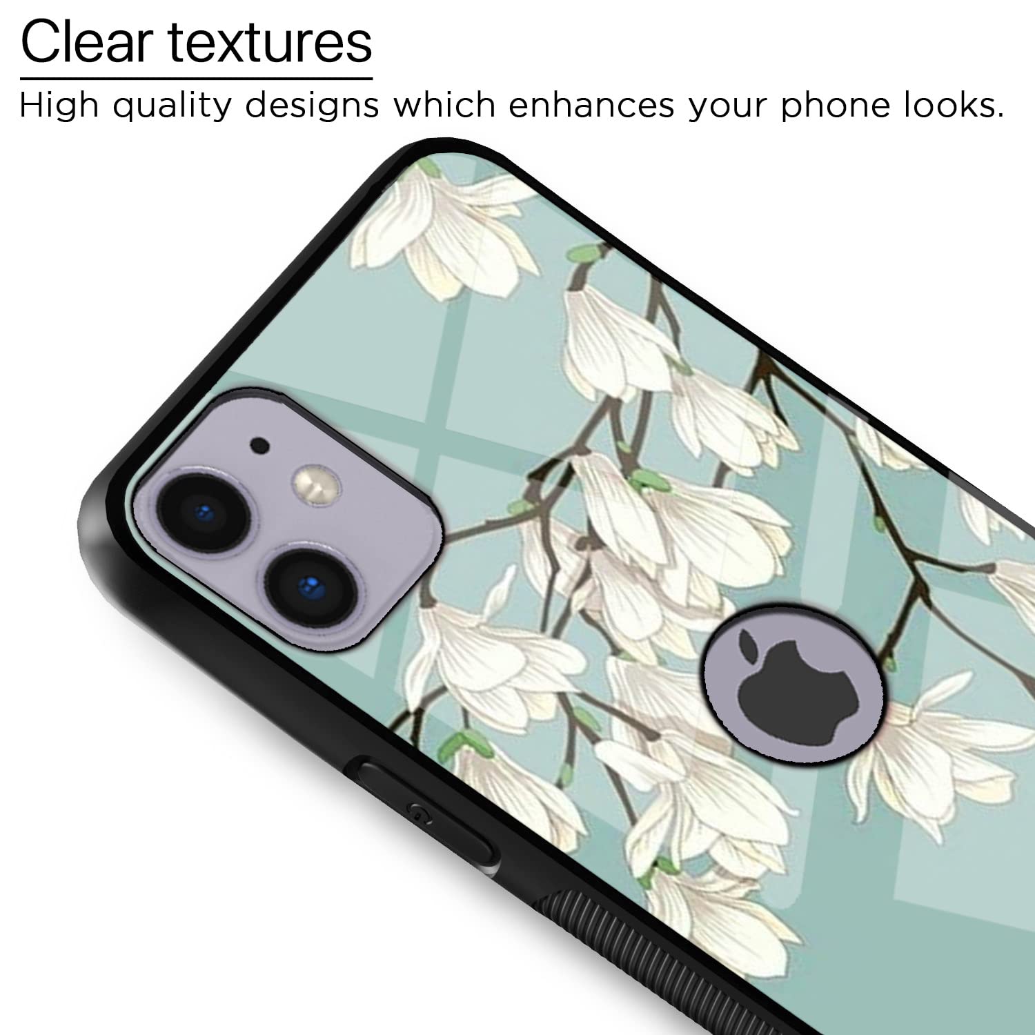 Pikkme Flower mobile back cover for iPhone 12 Mini – photo 4