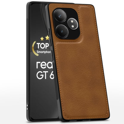 Pikkme brown mobile cover for Realme GT 6/GT 6T 5G