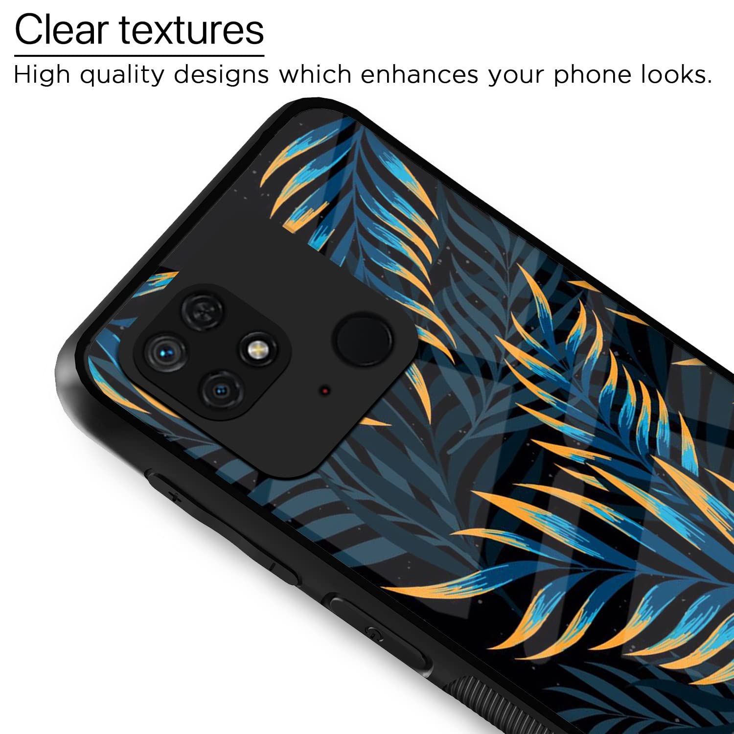 Pikkme Redmi 10/10 Power Flower mobile back cover – photo 4