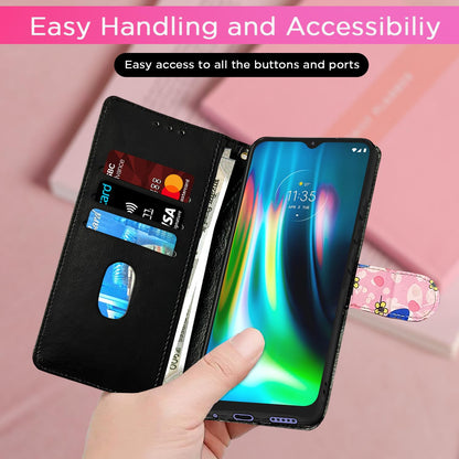 Pikkme Moto G9 pink flower flip cover – photo 5