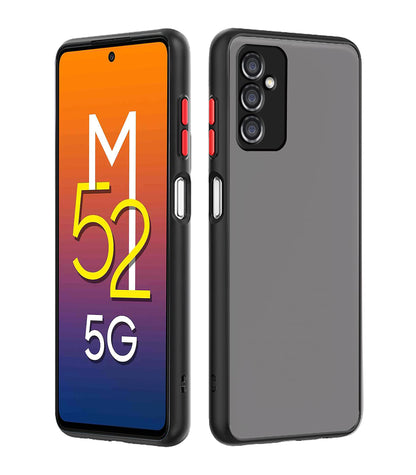 Pikkme Samsung M52 5G black back cover