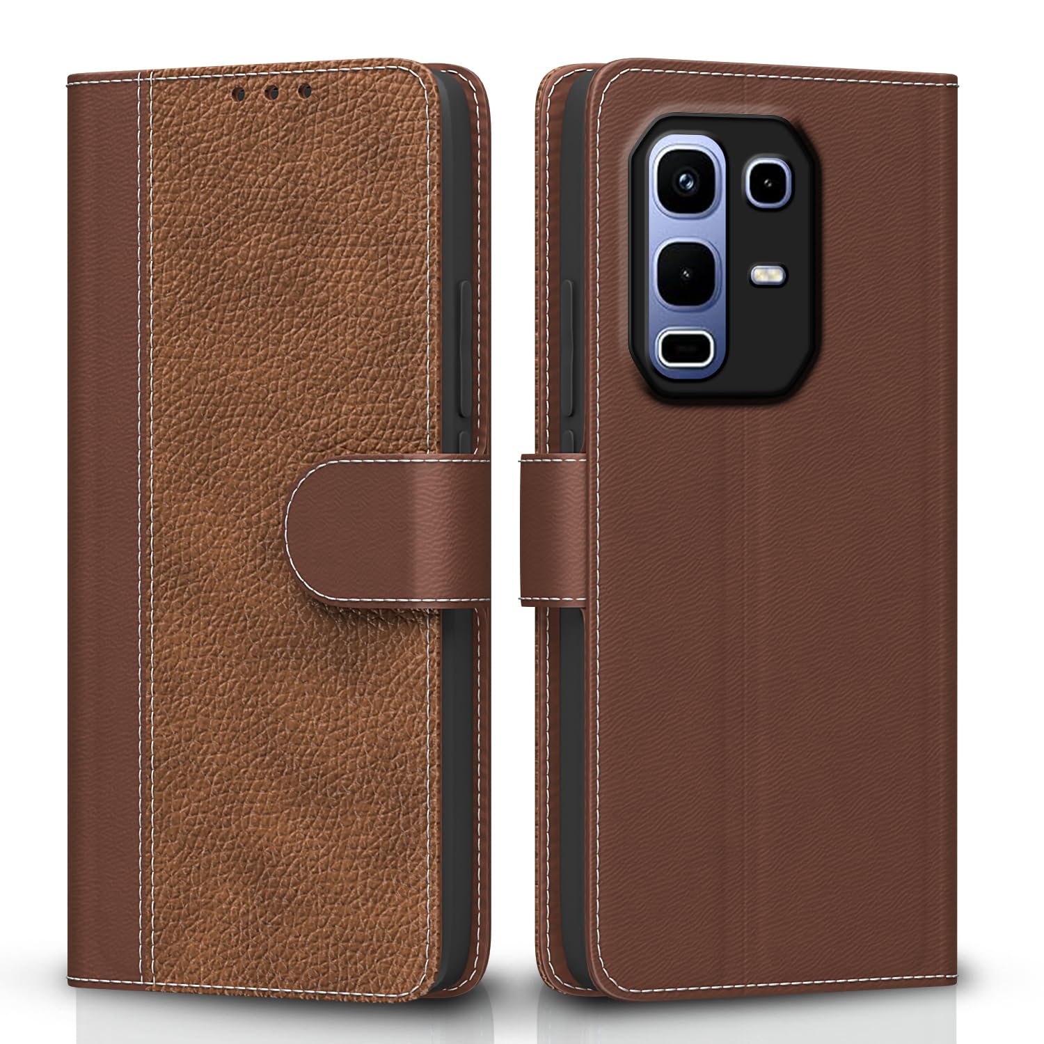 Pikkme Infinix Note 50s 5G Wallet tan wallet flip cover