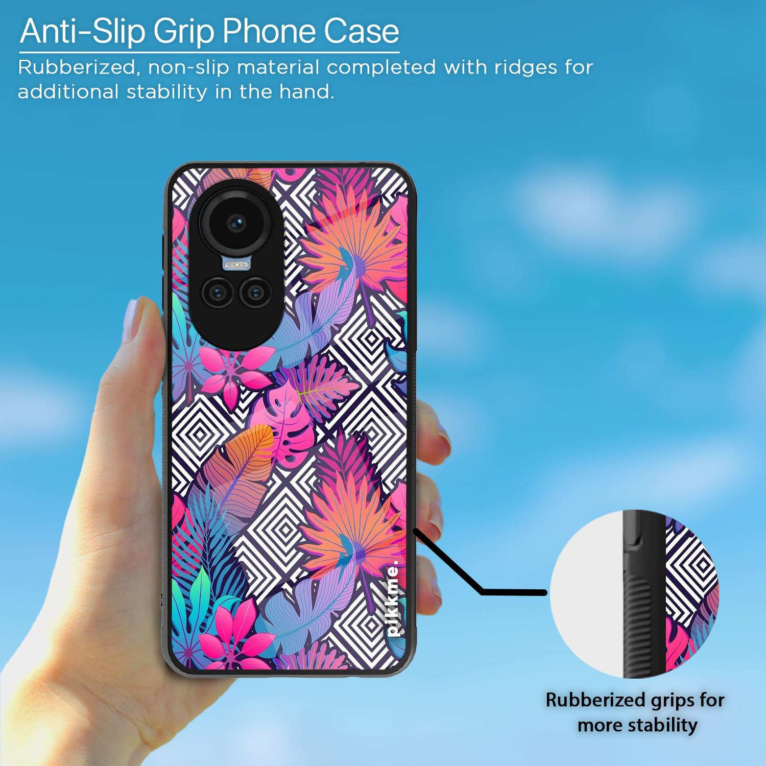 Oppo Reno 10 Pro 5G Flower back cover by Pikkme – photo 5