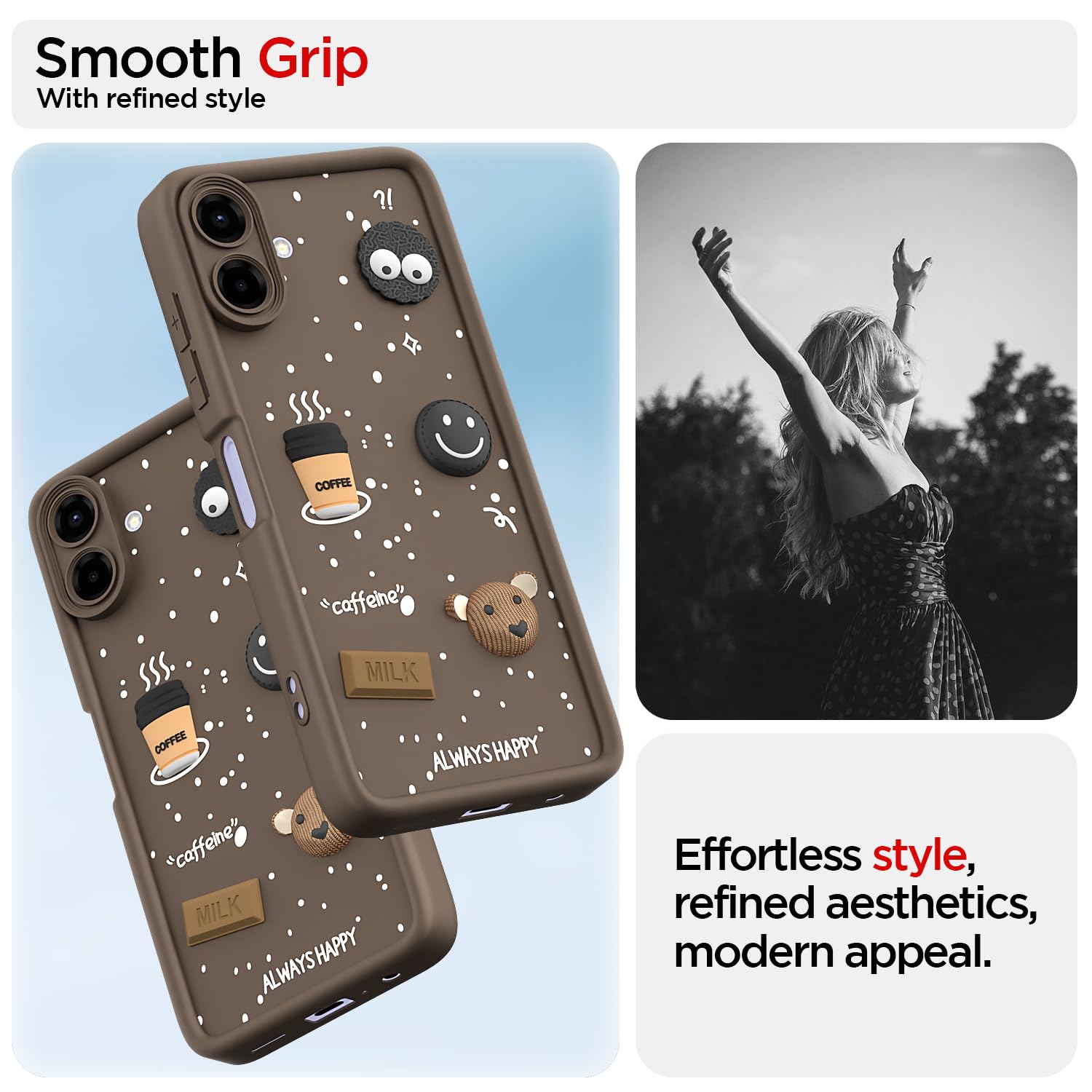 Brown mobile back cover for Samsung F70e 5G/M07/F07/A07/A07 5G – Pikkme – photo 2