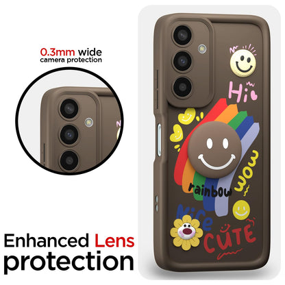 Pikkme Samsung M35 5G Soft Silicone brown back cover – photo 5
