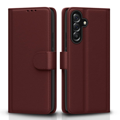 Brown mobile flip cover for Samsung A36 5G – Pikkme