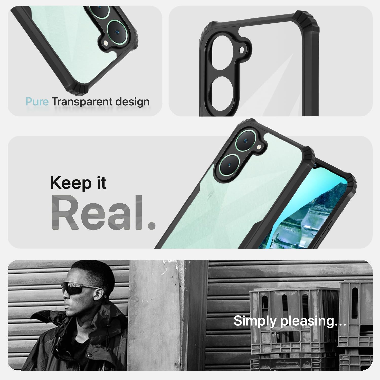 Pikkme Vivo Y03 4G black back cover – photo 4