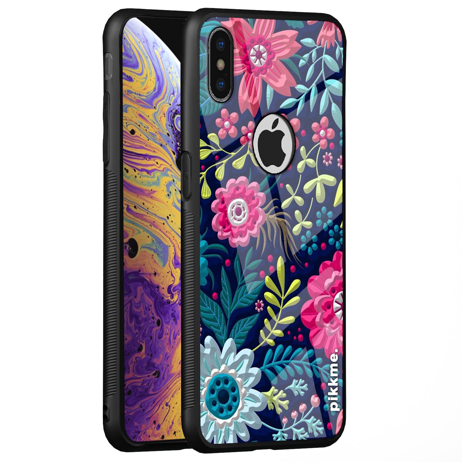 iPhone X/XS Flower mobile back cover by Pikkme