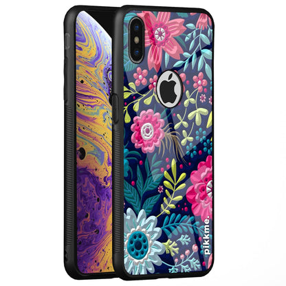 iPhone X/XS Flower mobile back cover by Pikkme