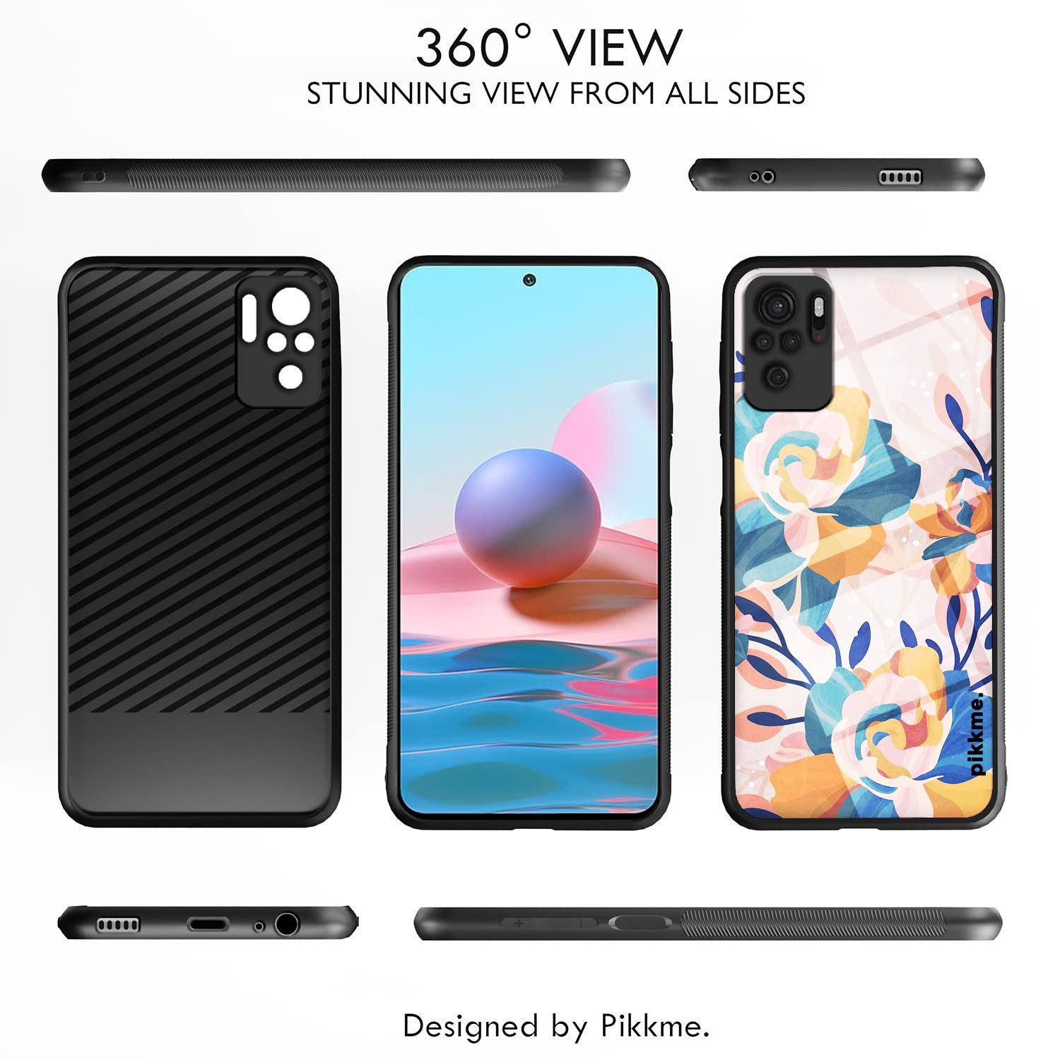 Redmi Note 10/Note 10s Flower mobile cover by Pikkme – photo 2