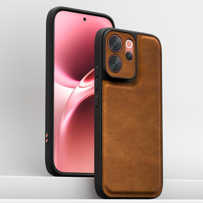 Vivo V70 5G Leather mobile cover in brown by Pikkme – photo 2