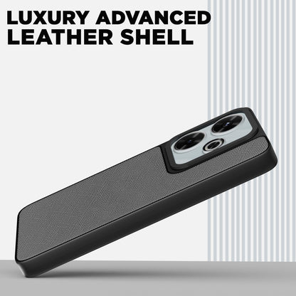 Pikkme Redmi 13/Poco M6 Plus 5G Leatherback grey mobile cover – photo 2