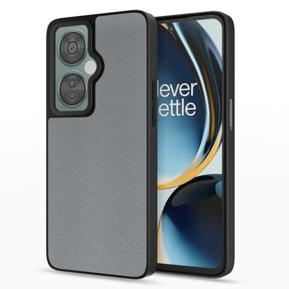 Pikkme grey Leatherback mobile cover for OnePlus Nord CE 3 Lite/Nord N30 5G