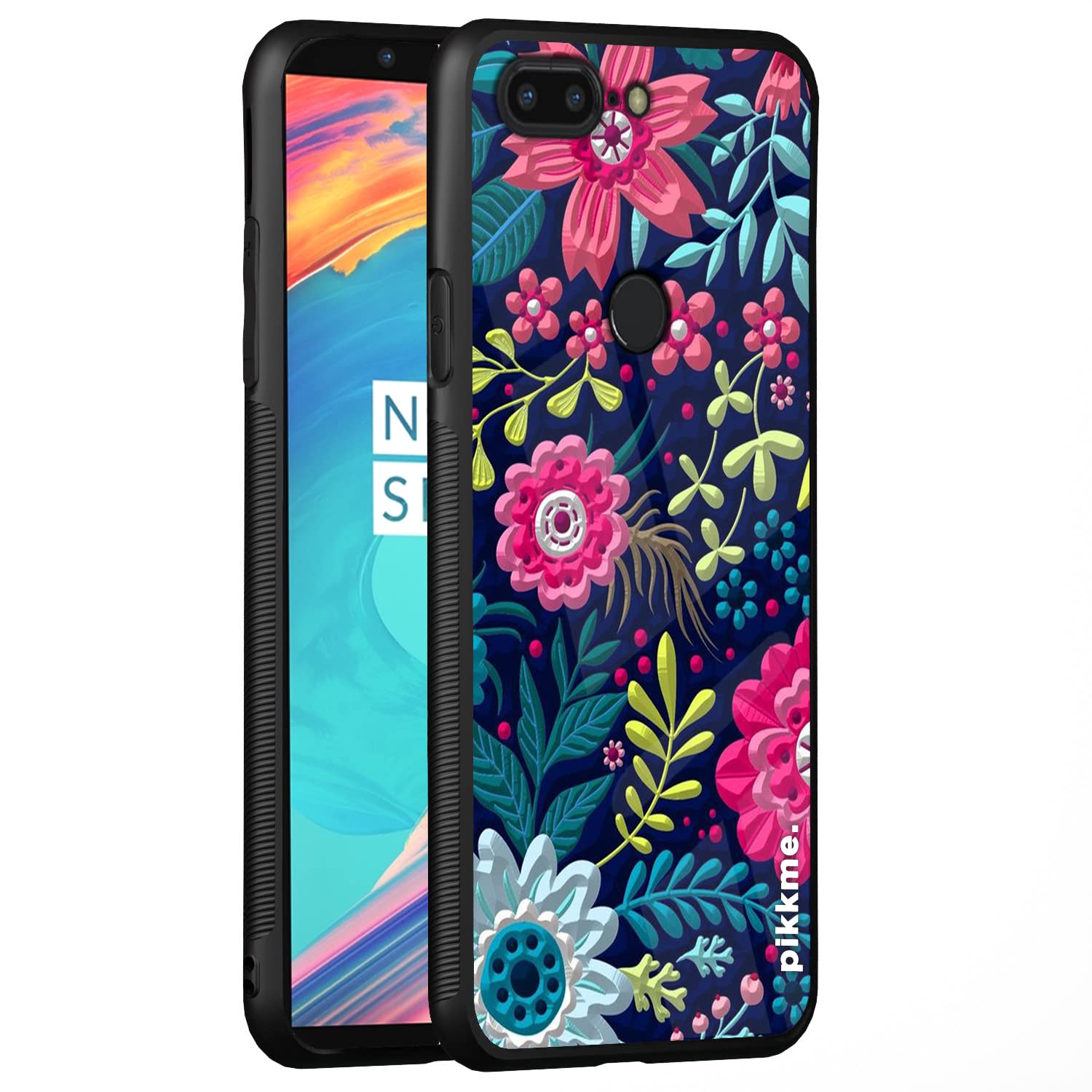 OnePlus 5T Flower mobile back cover by Pikkme