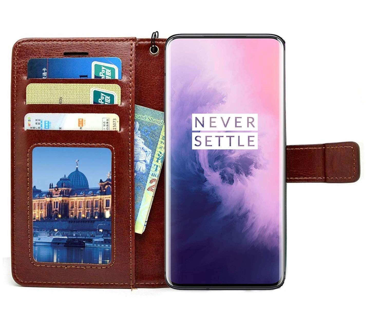 OnePlus 7T Pro Wallet mobile flip cover by Pikkme – photo 4