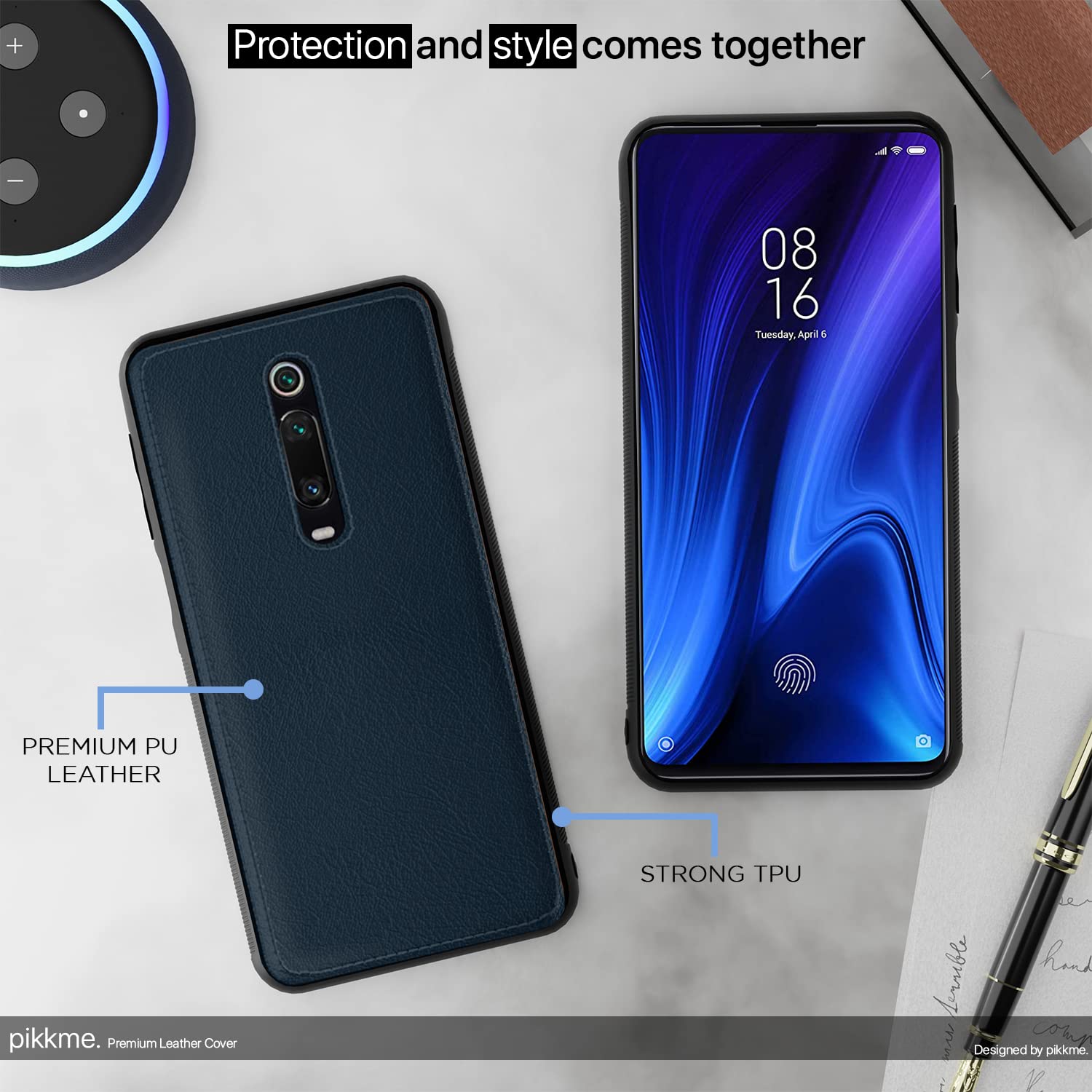 Blue phone cover for Redmi K20/K20 Pro – Pikkme – photo 4