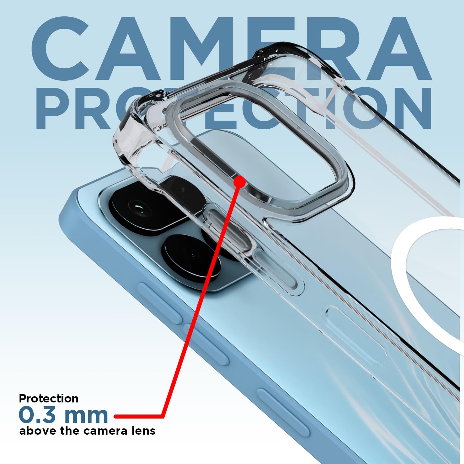 Pikkme transparent mag-safe phone cover for Realme 16T 5G – photo 5