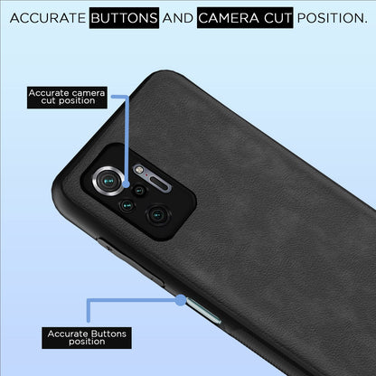 Pikkme grey Leather mobile back cover for Redmi Note 10 Pro/Note 10 Pro Max – photo 6