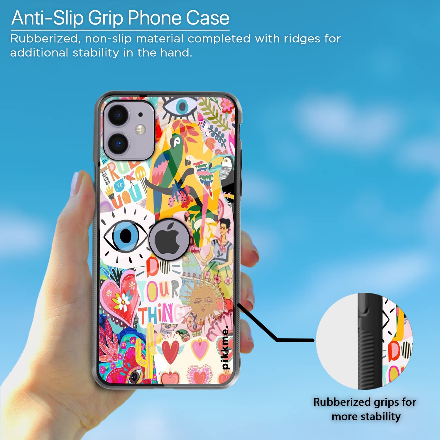 Pikkme iPhone 12 Mini Flower mobile back cover – photo 5