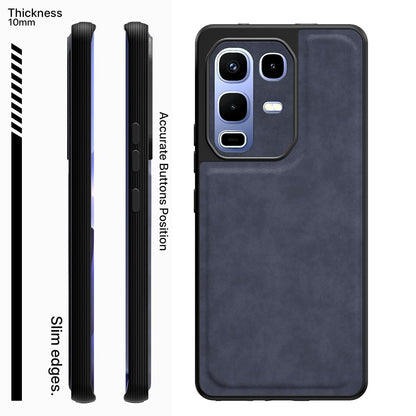 Infinix Note 50s 5G Leather mobile cover in blue by Pikkme – photo 3