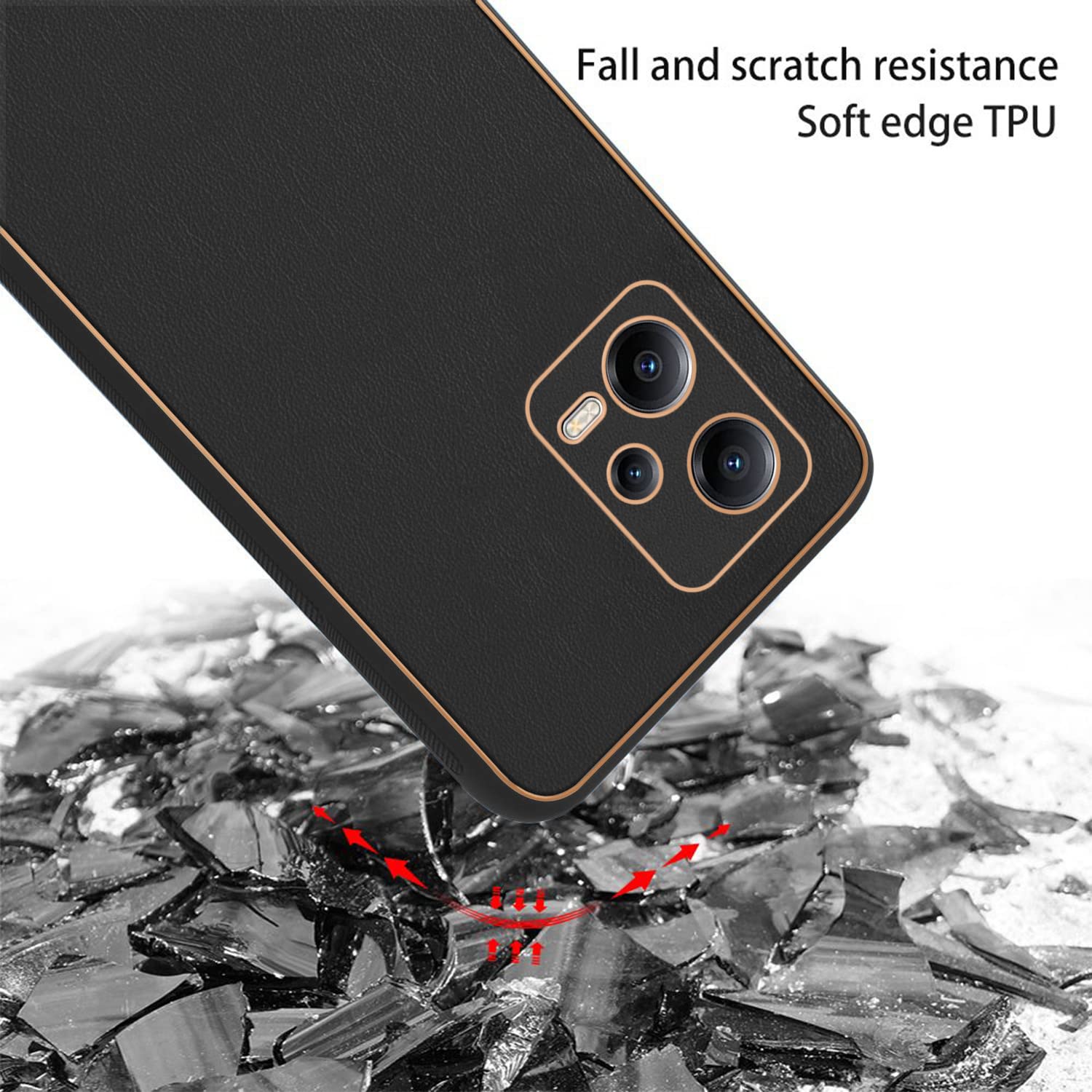 Pikkme black back cover for Redmi Note 12 5G – photo 3