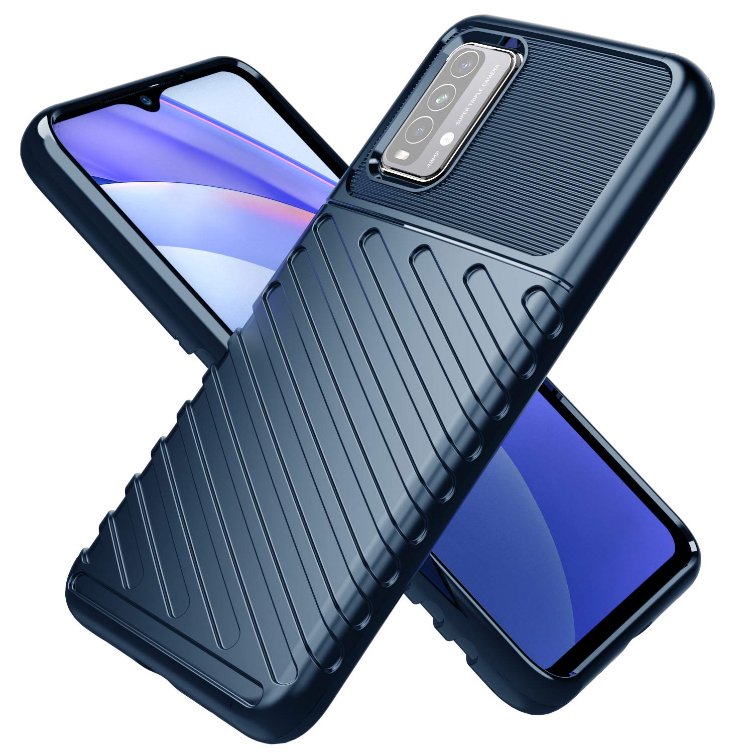 Blue phone cover for Redmi 9 Power – Pikkme