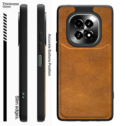 Pikkme Realme C63 5G Leather brown back cover – photo 3