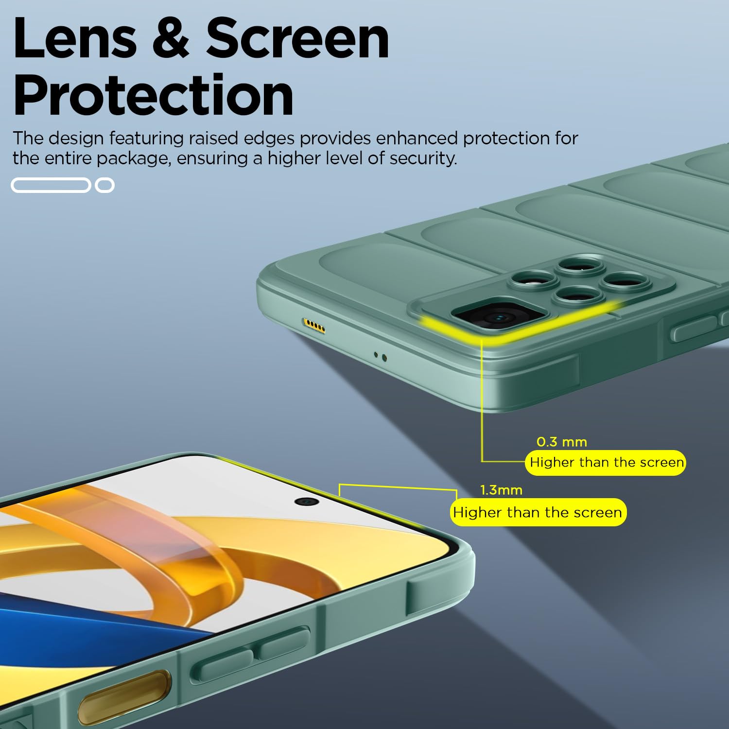 Redmi Note 11T/Poco M4 Pro 5G back cover in green by Pikkme – photo 4