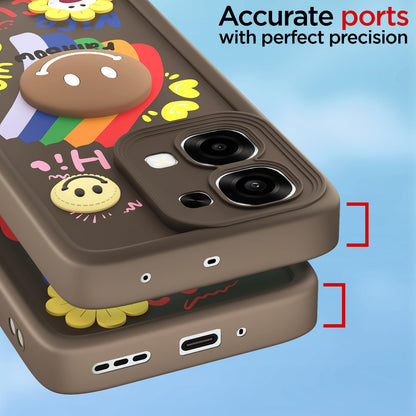 Pikkme brown Soft Silicone back cover for Oppo F31/F33 5G – photo 4