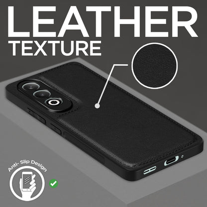 Pikkme OnePlus Nord CE 4 5G Leatherback Back Case | Black