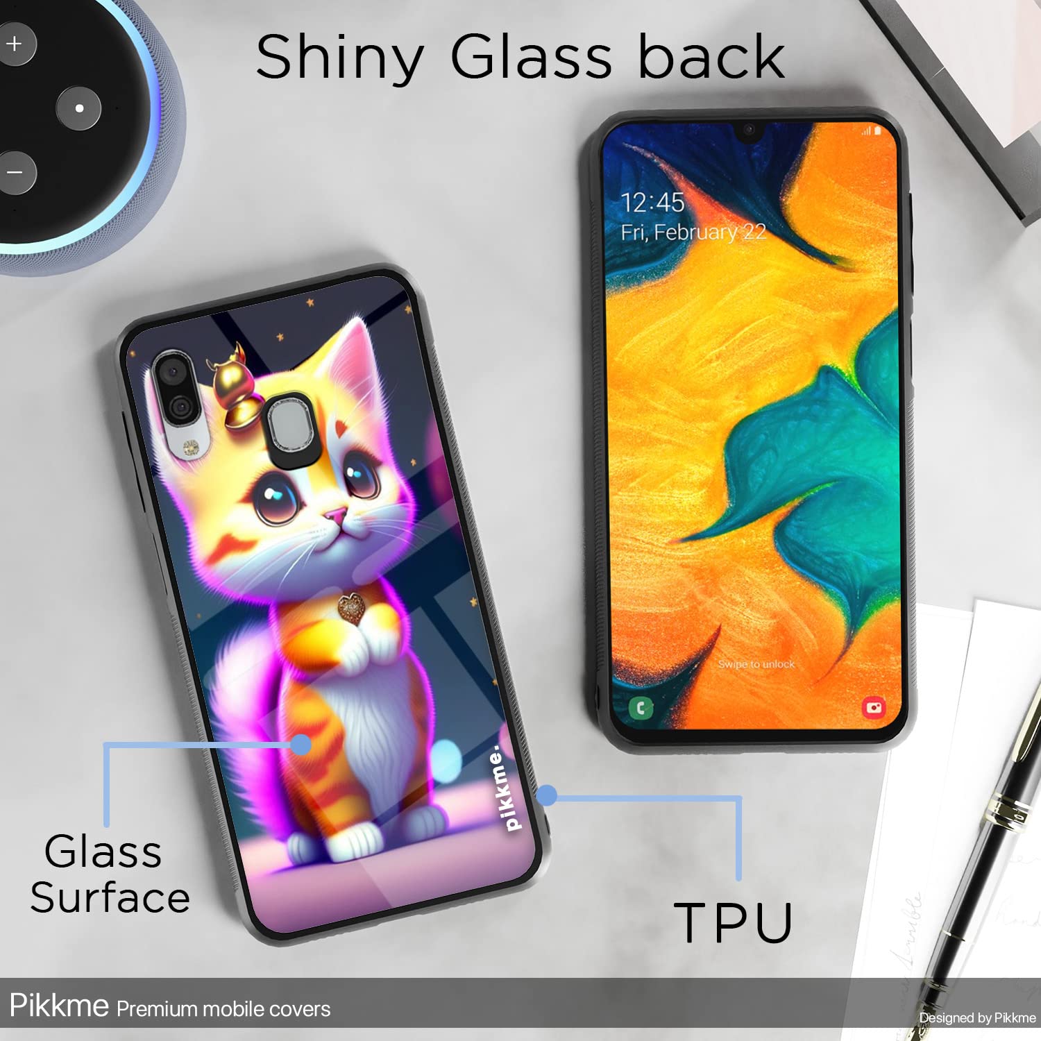 Pikkme Samsung A20/A30/M10s Cat mobile back cover – photo 3