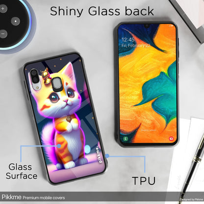 Pikkme Samsung A20/A30/M10s Cat mobile back cover – photo 3