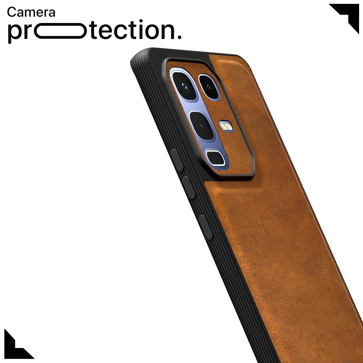 Pikkme Infinix Note 50s 5G brown phone cover – photo 5