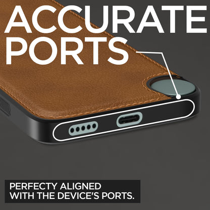 Pikkme CMF by Nothing Phone 1 Leather Back Case | Brown