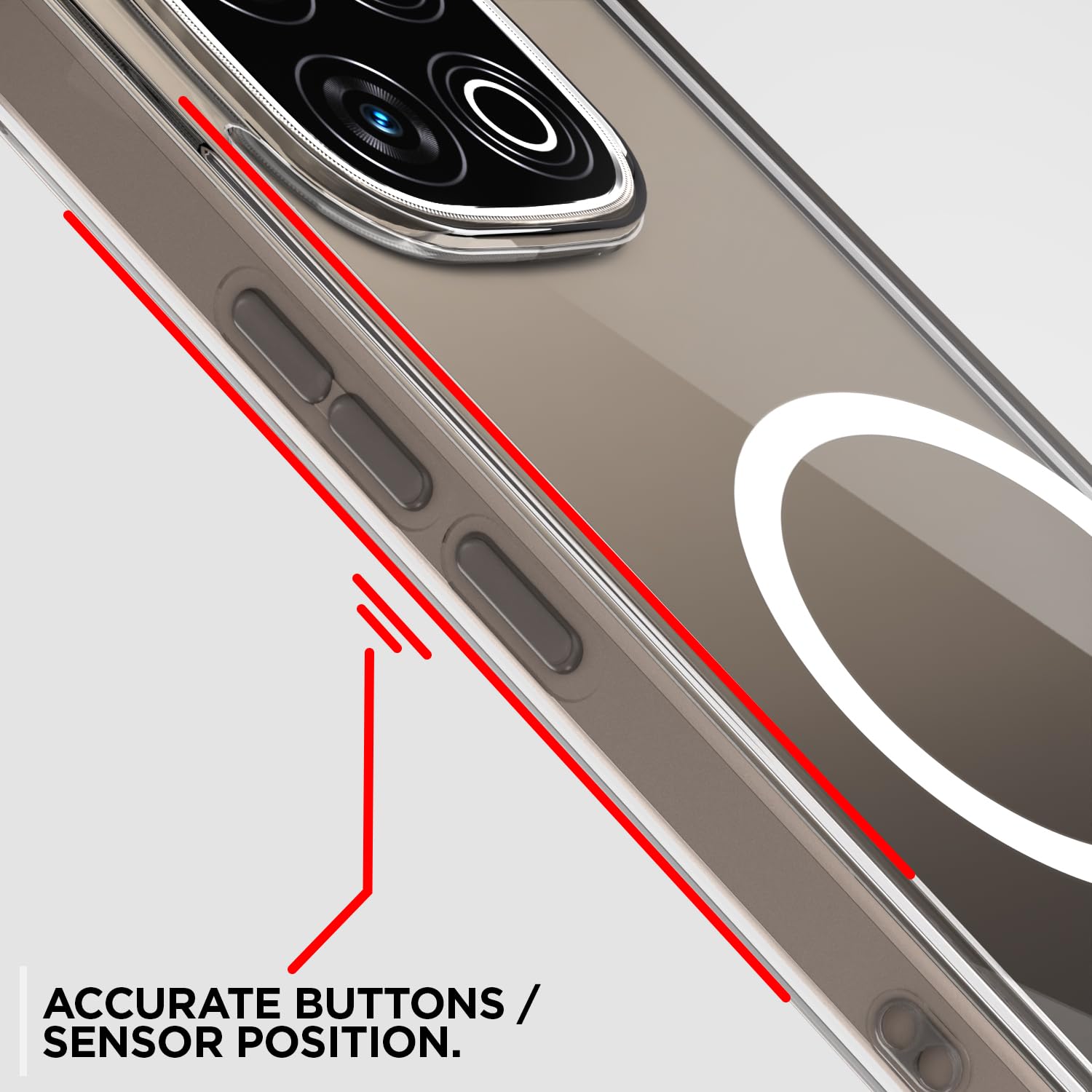 Pikkme transparent Carbon mobile cover for Vivo Y300 GT 5G – photo 6