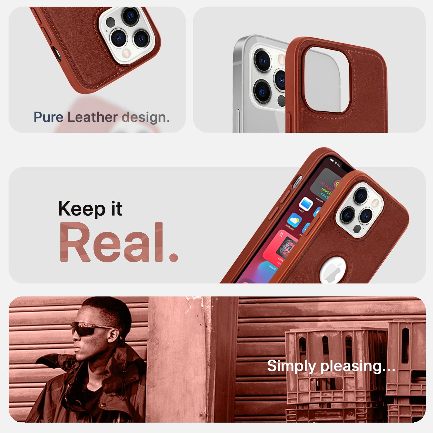 Pikkme brown back cover for iPhone 12 Pro Max – photo 5
