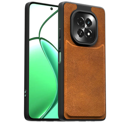 Pikkme brown back cover for Realme C63 5G