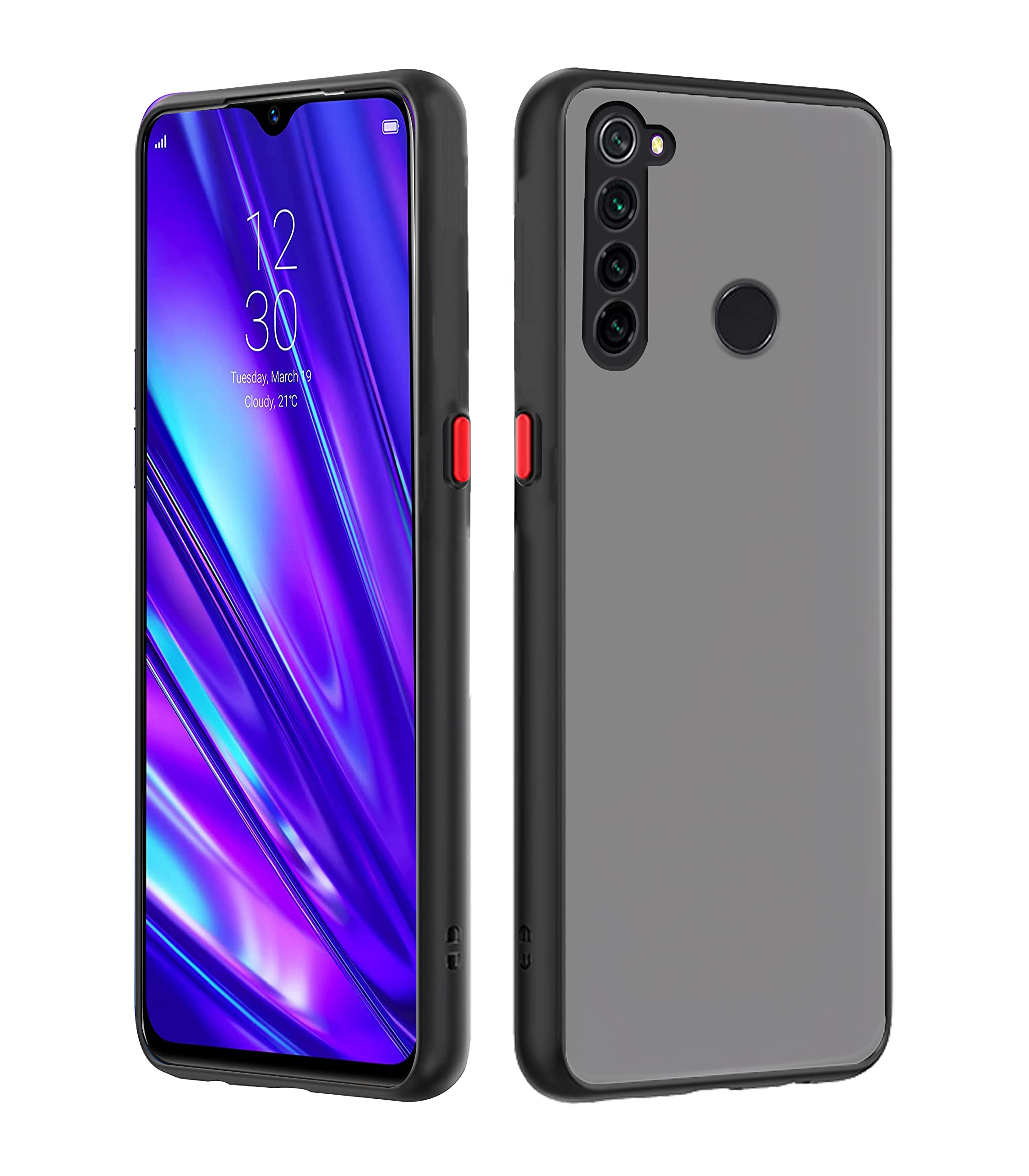 Pikkme black mobile cover for Oppo Realme 5 Pro