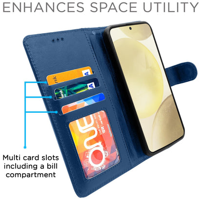 Samsung S24 5G mobile flip cover in blue by Pikkme – photo 5