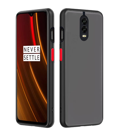 Pikkme black back cover for OnePlus 6T