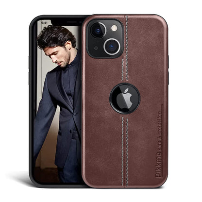 Brown back cover for iPhone 13 – Pikkme