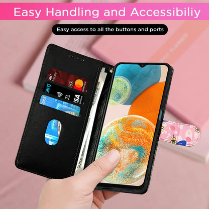 Pikkme Samsung A23/A23 5G Wallet pink flower flip case – photo 7