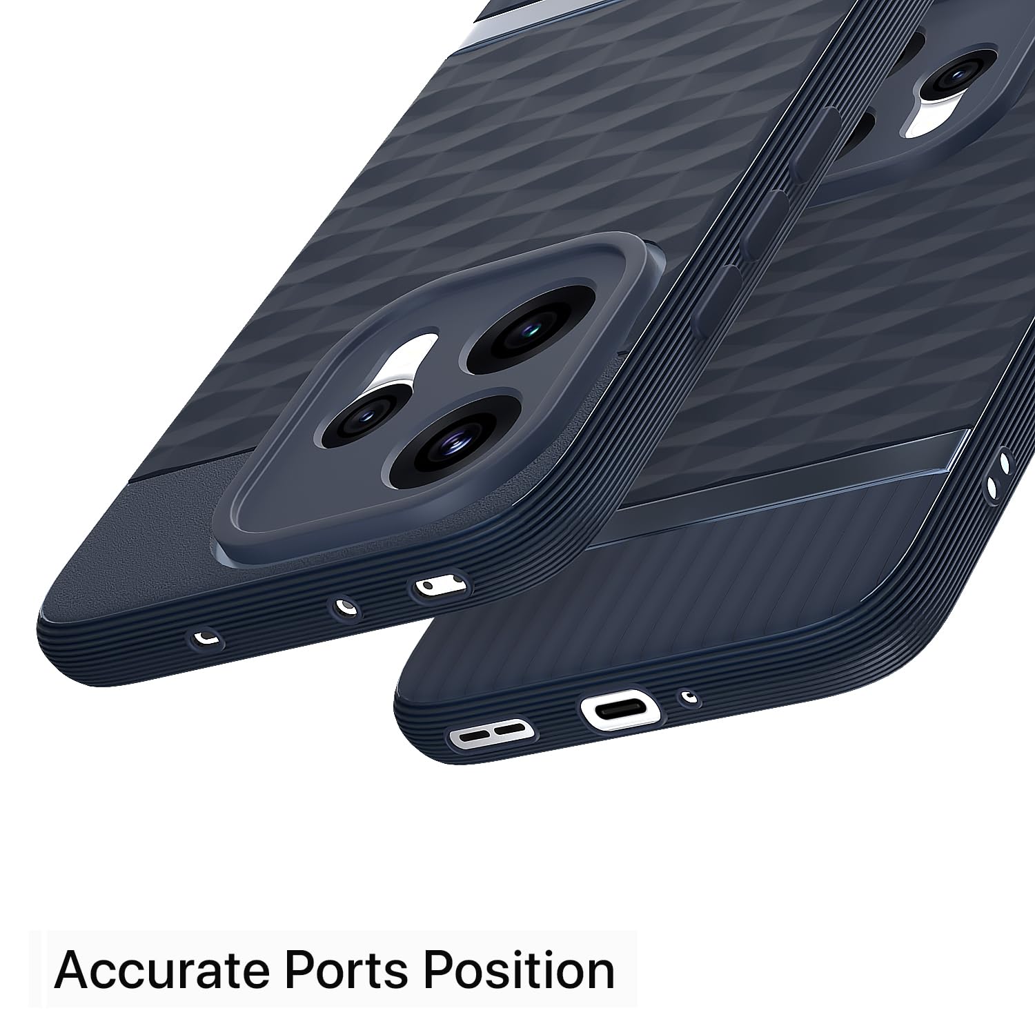 Pikkme blue Silicone mobile back cover for Oppo Reno 15 5G – photo 4