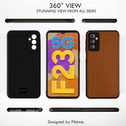 Pikkme camel Leather phone cover for Samsung F23 5G – photo 2