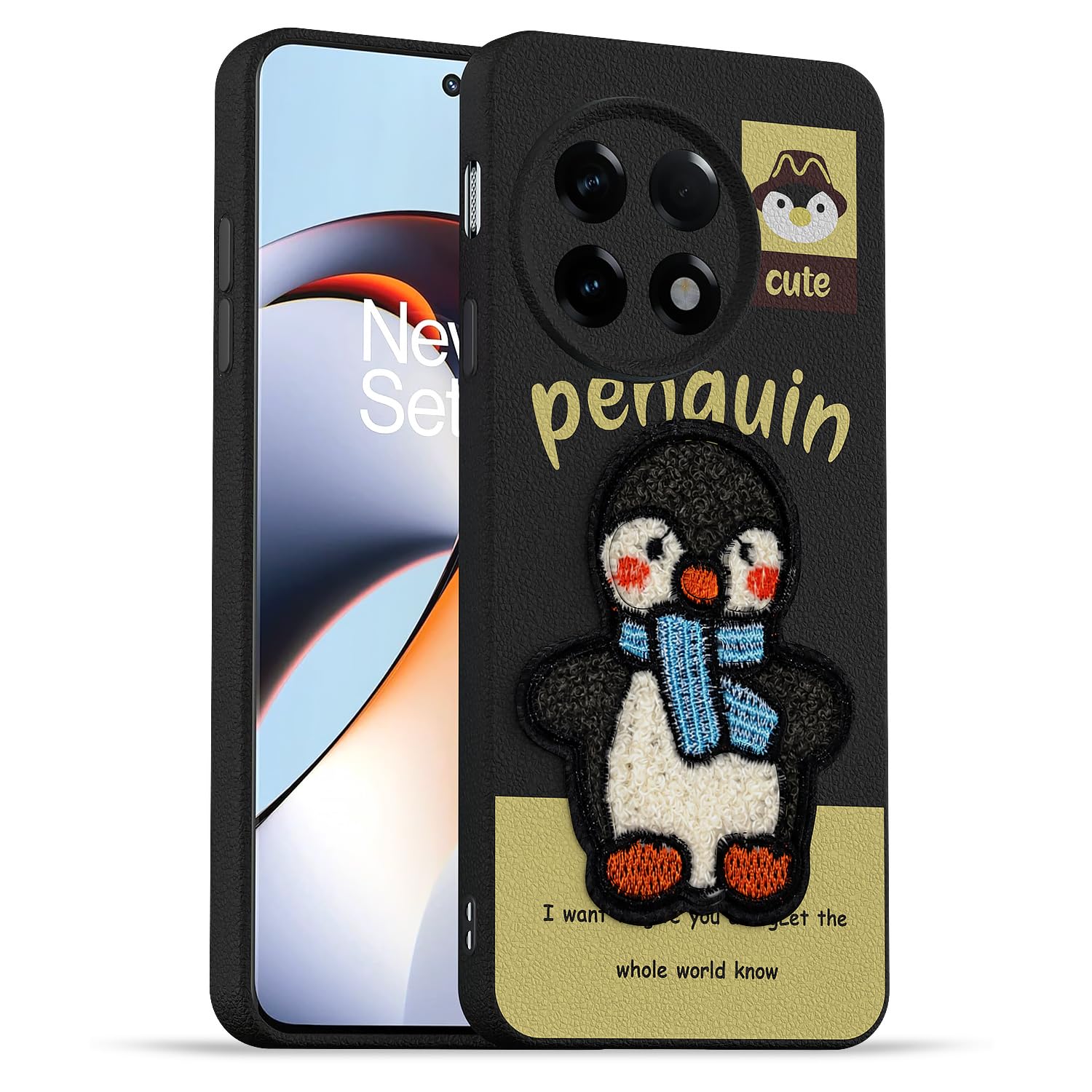 Pikkme OnePlus 11R 5G black back cover